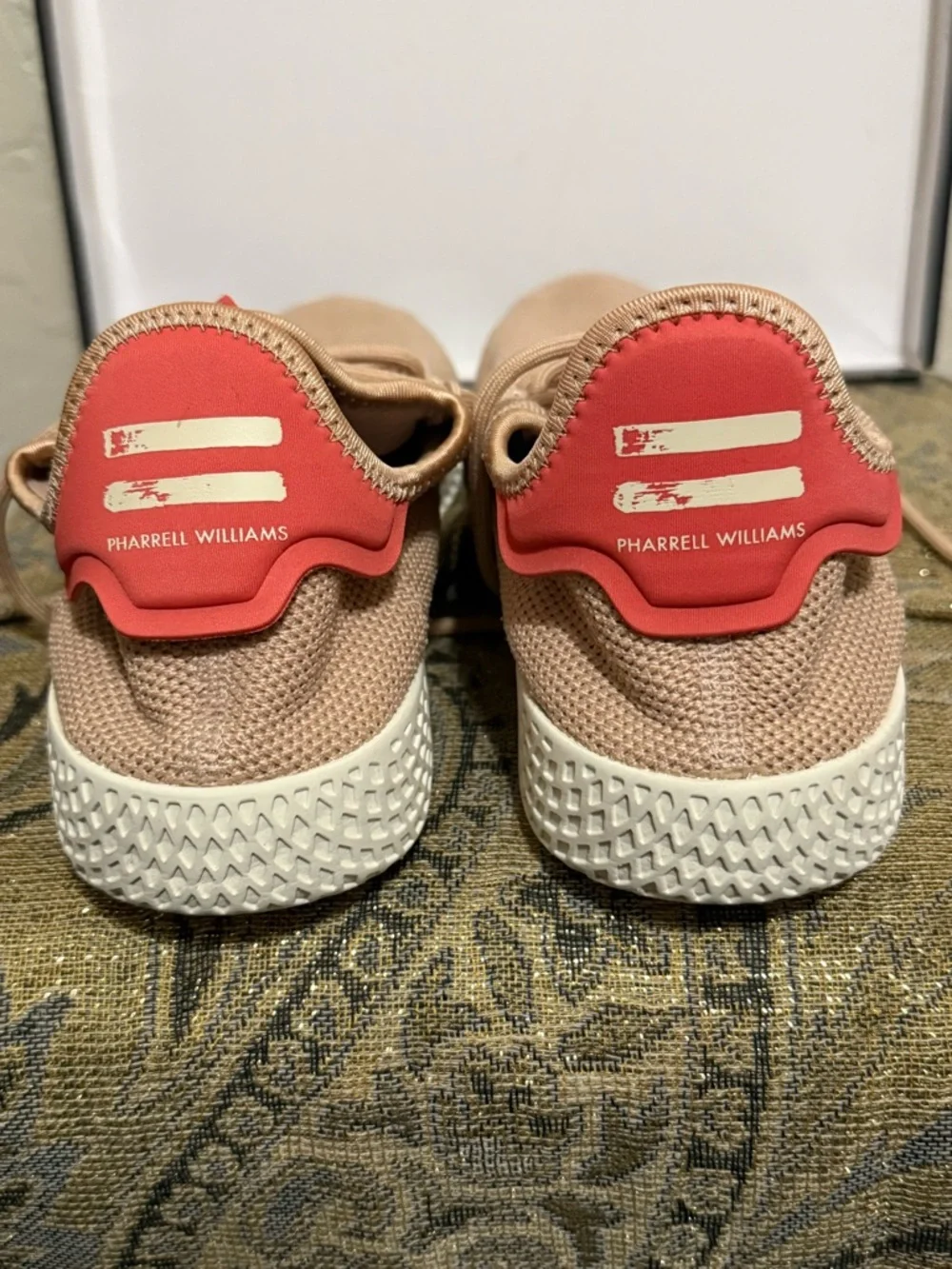 Adidas x Pharrell Williams Women’s Hu Lightweight Knit Sneakers - Picture 4 of 5